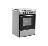 Condura 60 CM Free Standing Cooker 4 Gas Basic, Silver (Class C)
