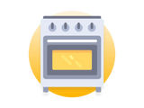 Condura 50CM Range, 4 Gas Burners, Mirror Oven (Class A)