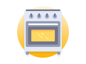 Condura 50CM Range, 4 Gas Burners, Mirror Oven (Class A)