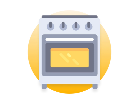 Condura 50CM Range, 4 Gas Burners, Mirror Oven (Class A)