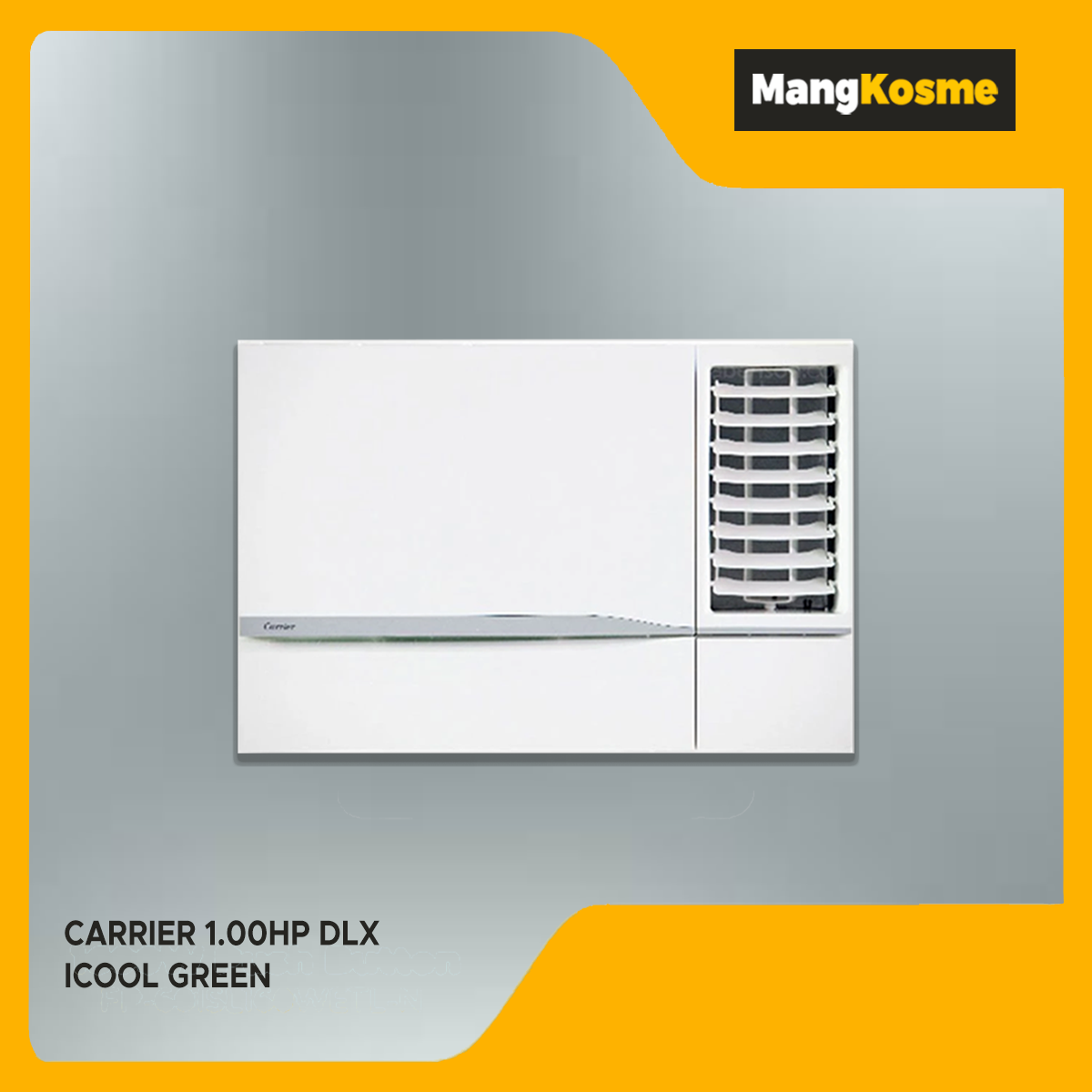 carrier-timer icool green-1.00 hp window-type-aircon-unit-front view