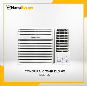 Condura 0.75 HP Deluxe 6X Series Window-Type Air Conditioner (Class B) - 0