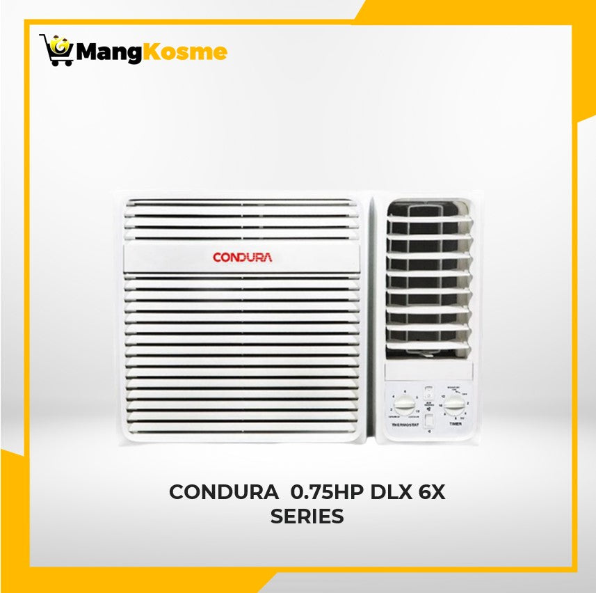 Condura 0.75 HP Deluxe 6X Series Window-Type Air Conditioner (Class B)