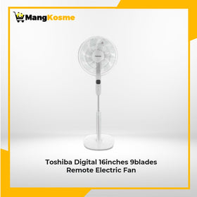 toshiba-16-inch-9-blade-digital-remote-electric-fan-front-view-mang-kosme